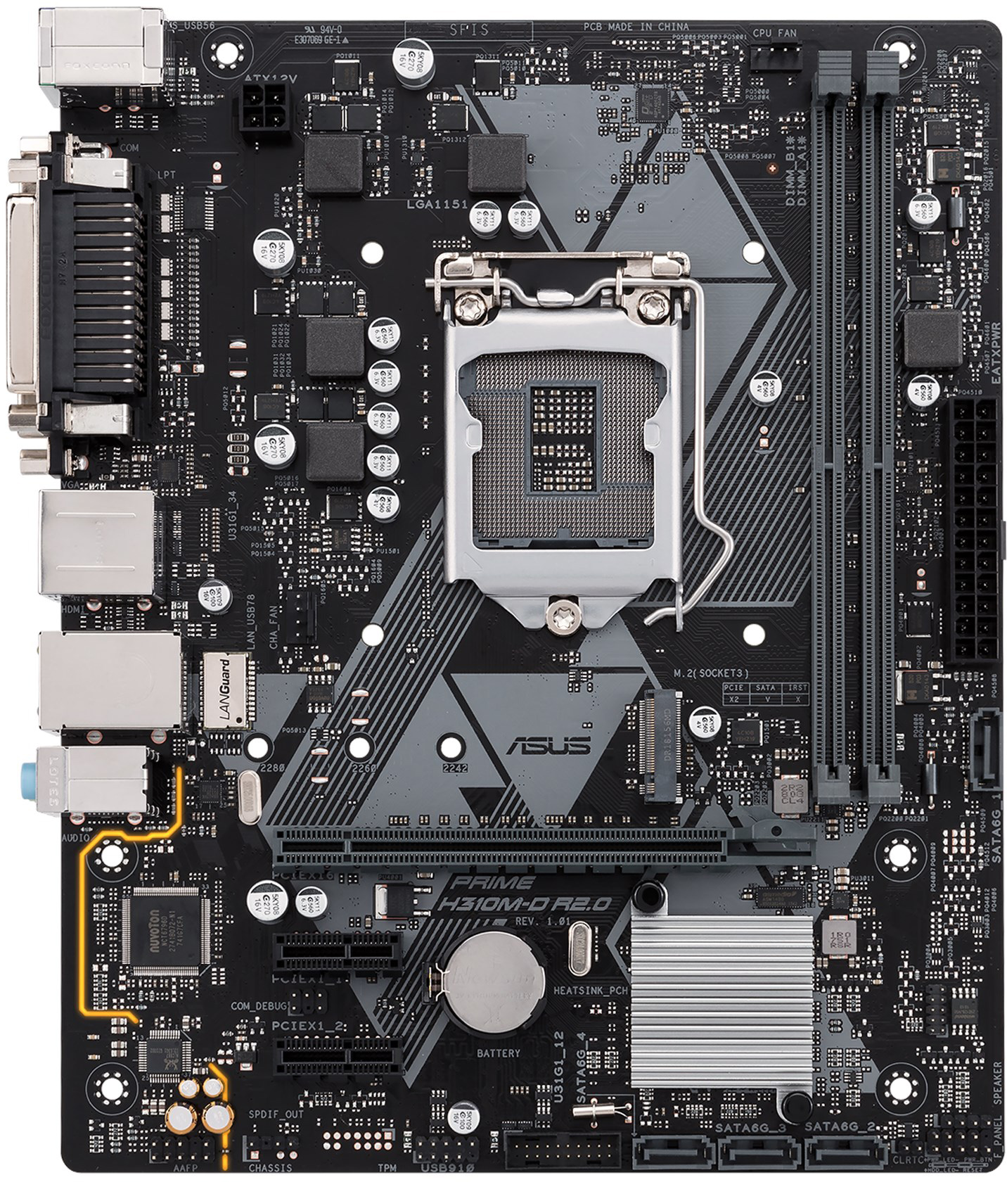 Asus Prime H310M-D R2.0 - Motherboard Specifications On MotherboardDB